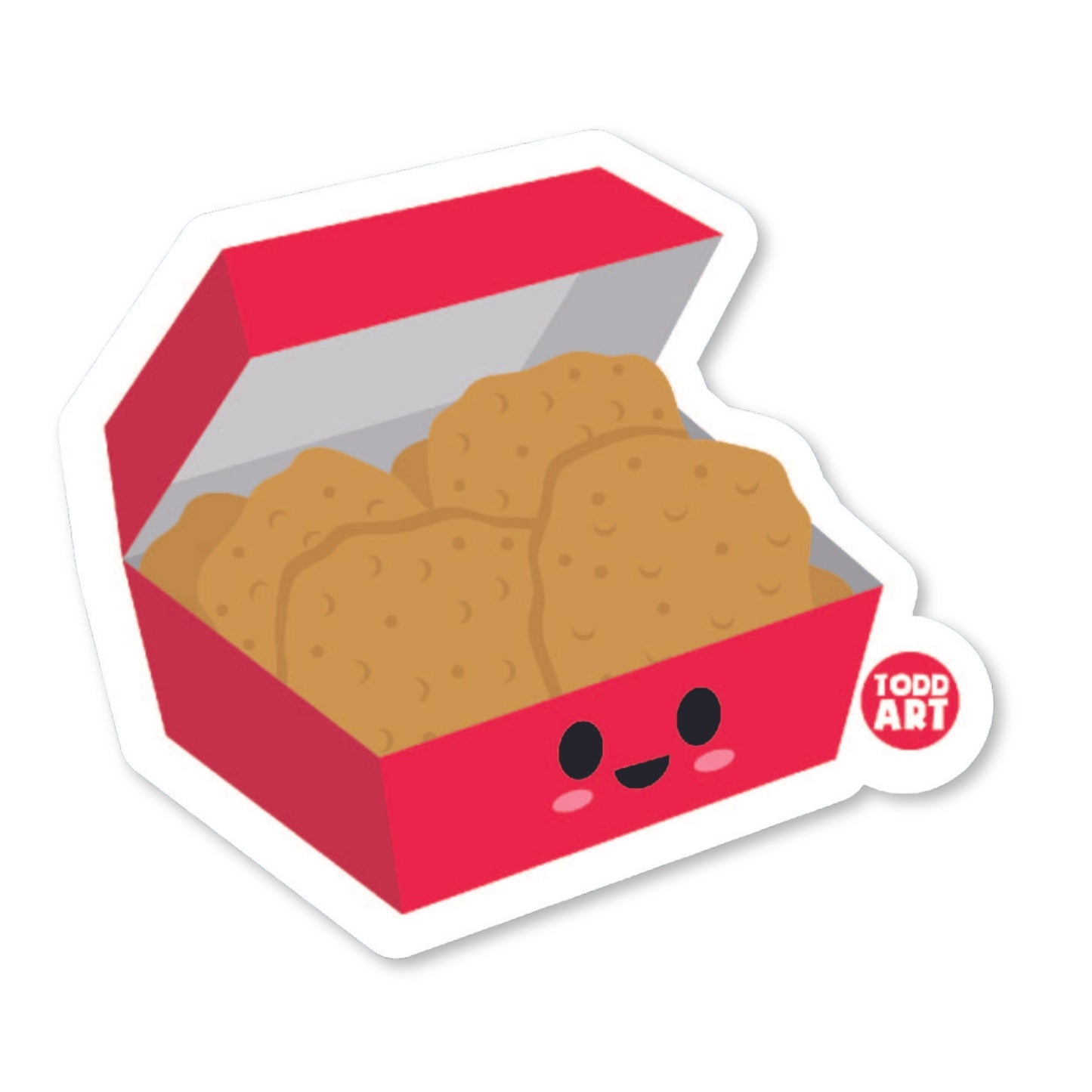 Chicken Nuggets Vinyl Sticker