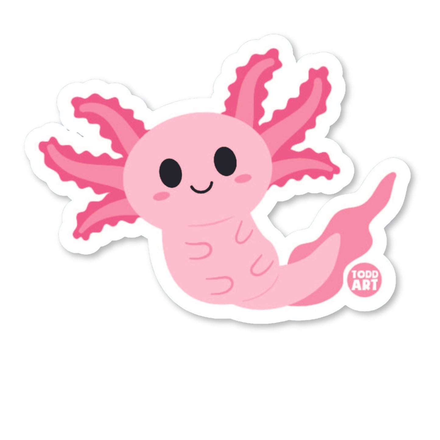Axolotl Vinyl Sticker