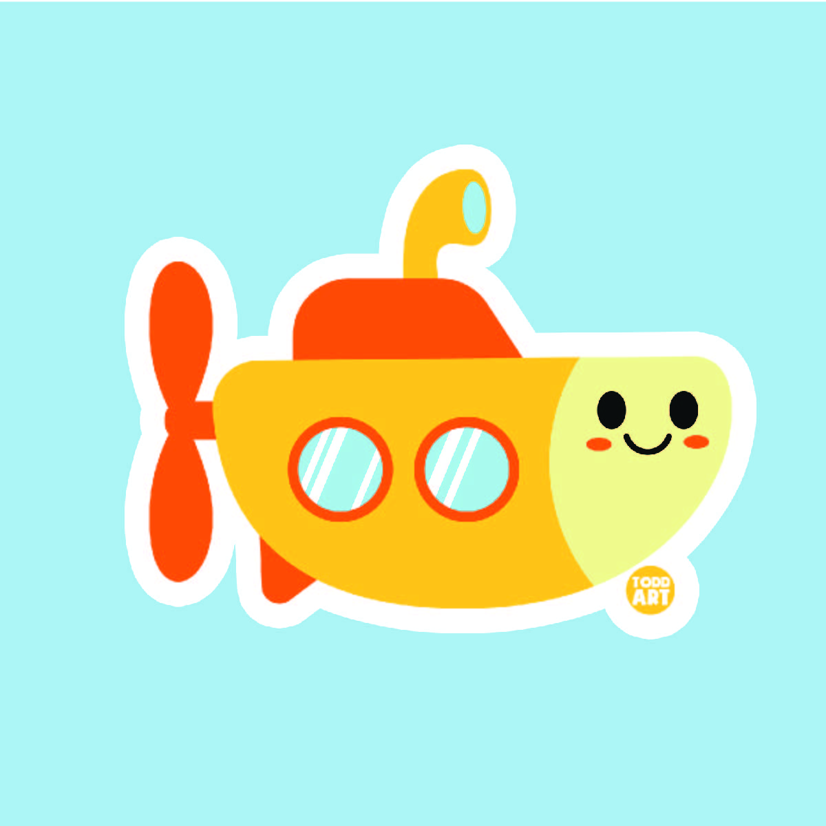 Submarine Sticker