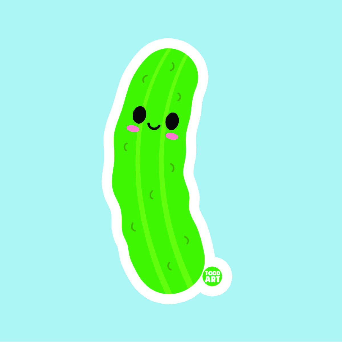 Pickle Vinyl Sticker