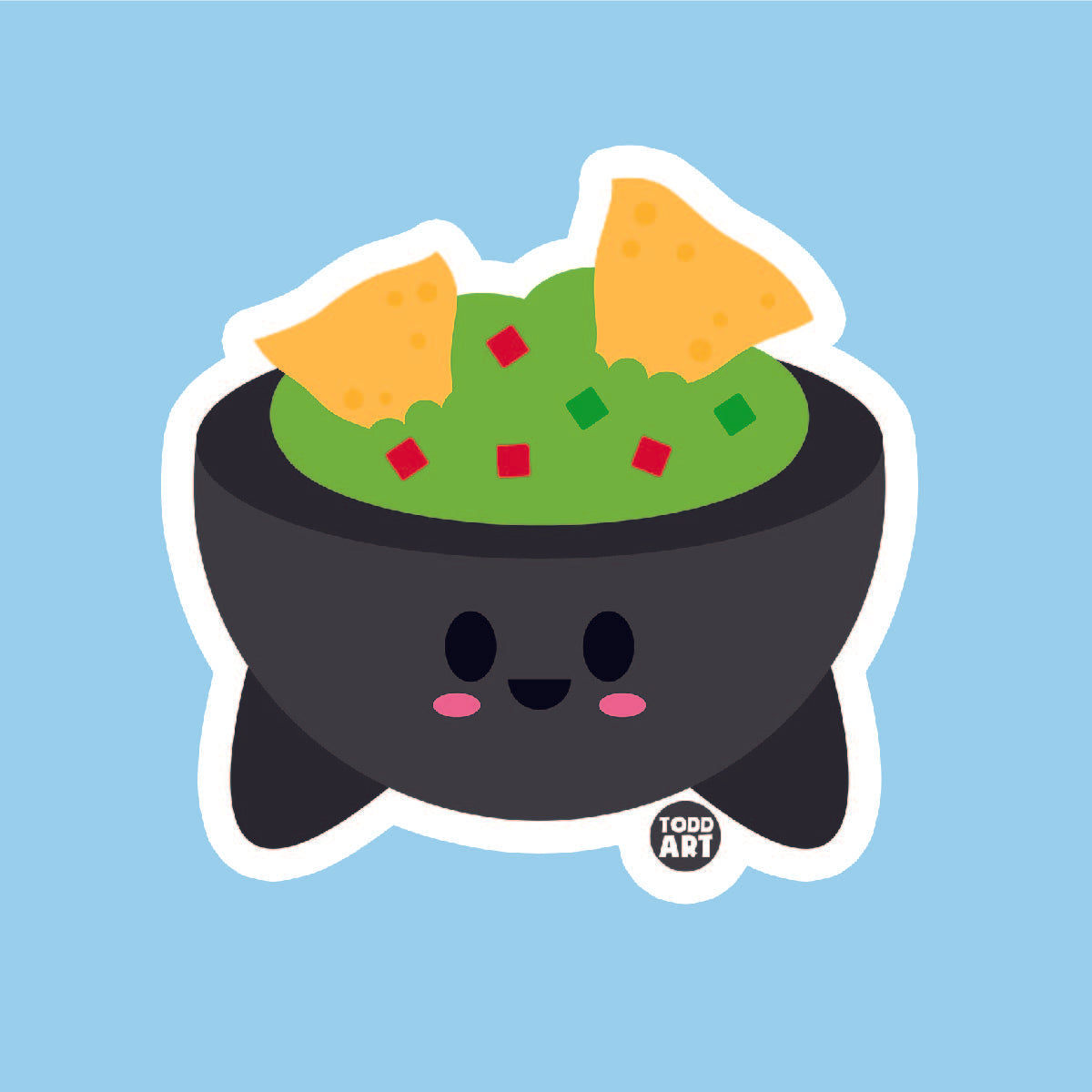 Guacamole Vinyl Sticker