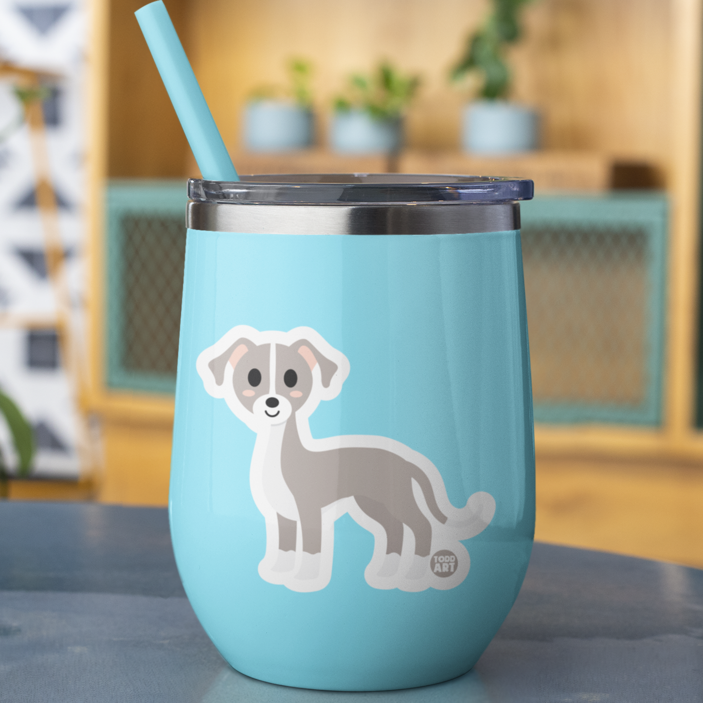 GREYHOUND DOG STICKER