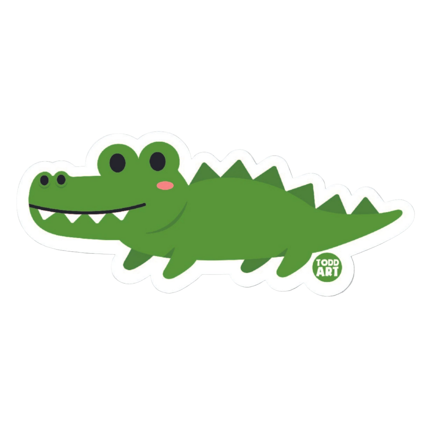 Alligator Vinyl Sticker