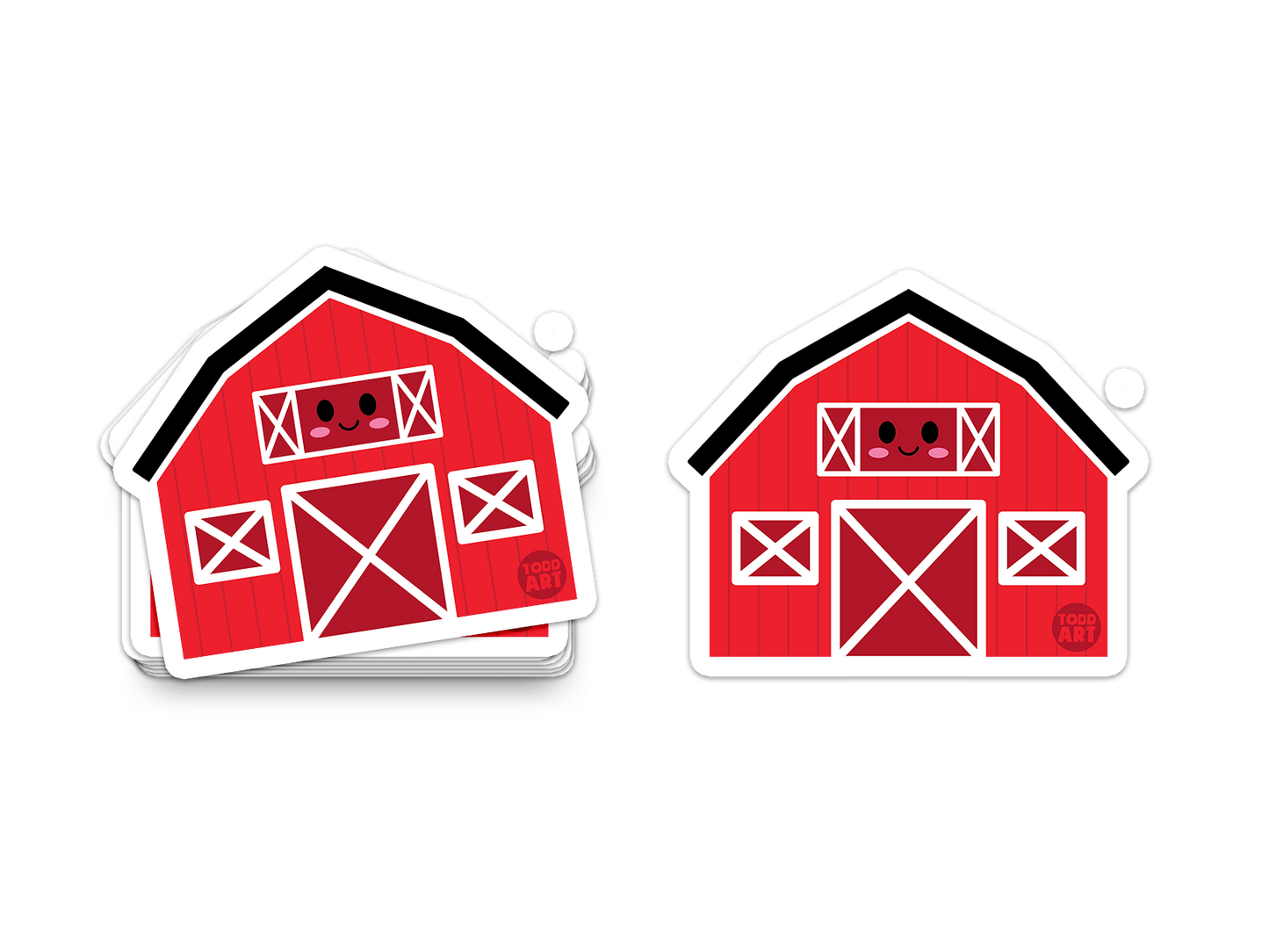 Red Barn Vinyl Sticker