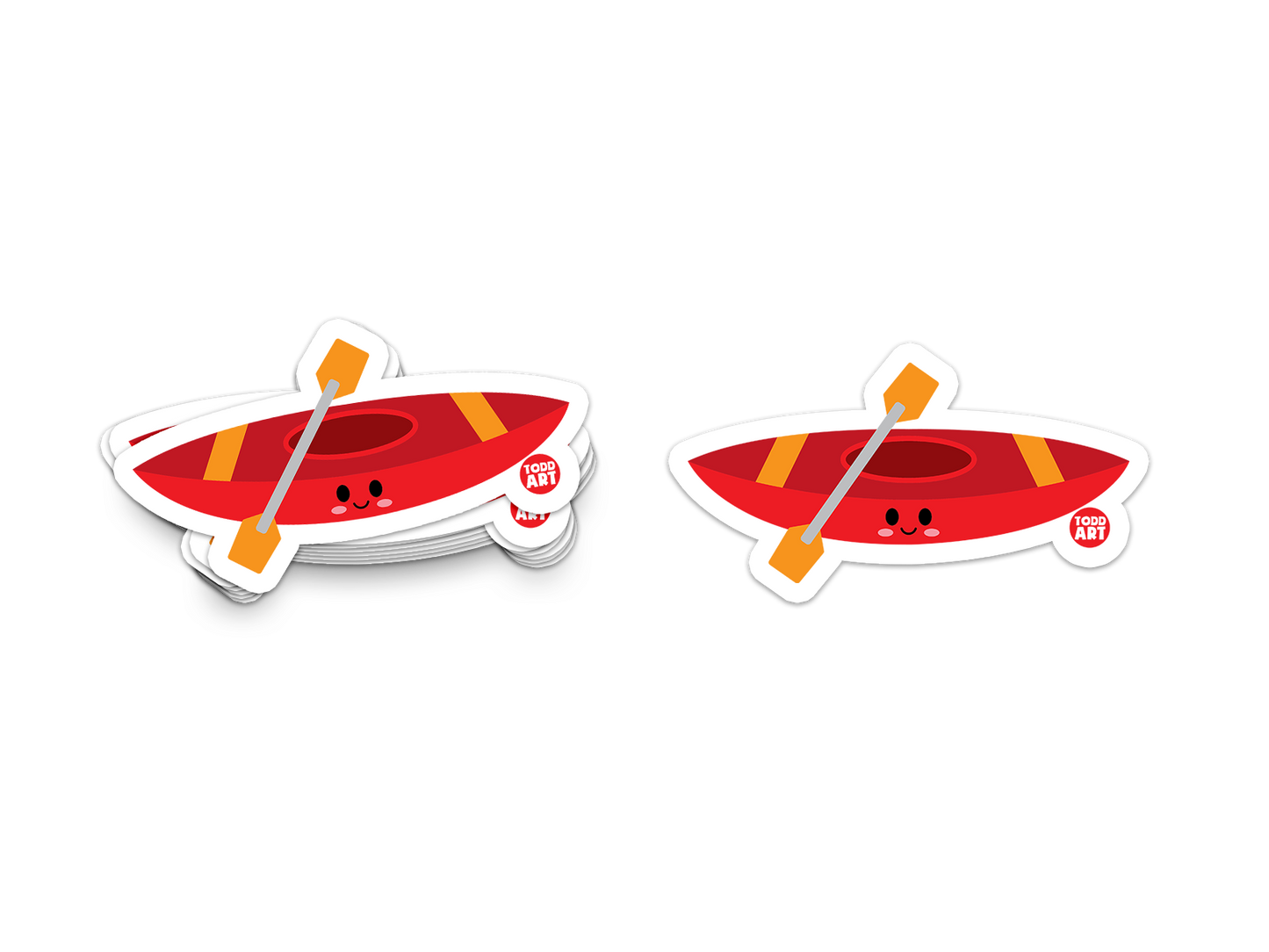 Kayak Vinyl Sticker