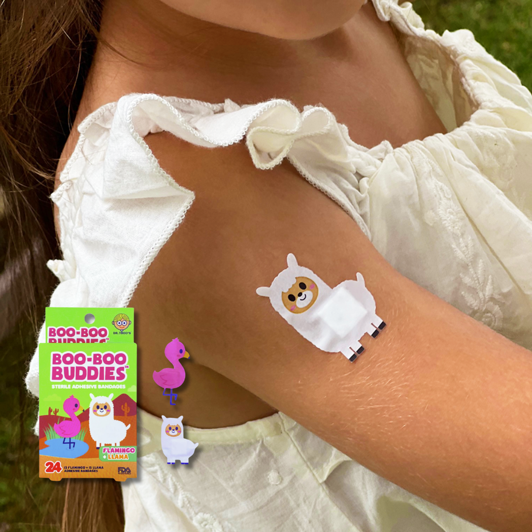 Boo Boo Buddies™ Mermaid & Unicorn Bandages – 24 Ct | Waterproof, Fun Shaped, Latex-Free for Kids