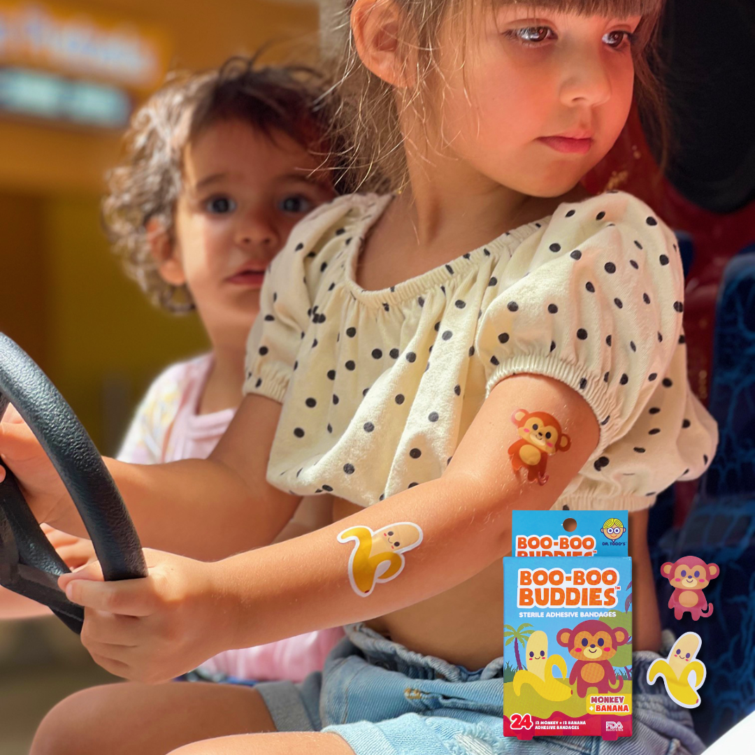 Boo Boo Buddies™ Mermaid & Unicorn Bandages – 24 Ct | Waterproof, Fun Shaped, Latex-Free for Kids