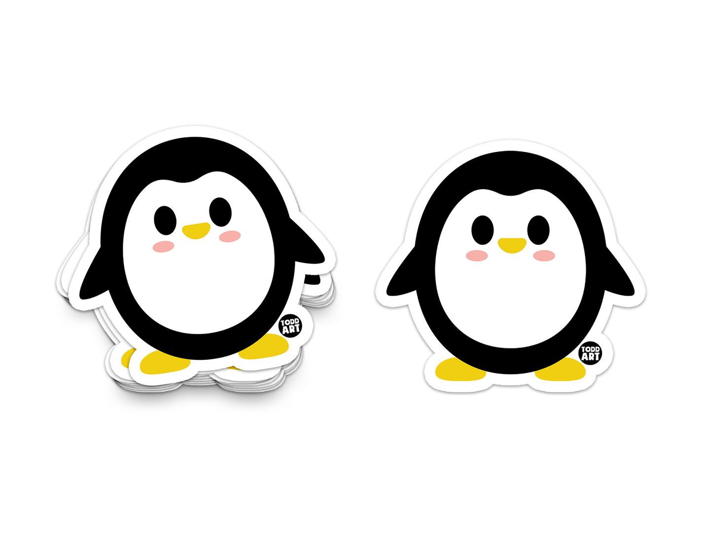 Penguin Vinyl Sticker