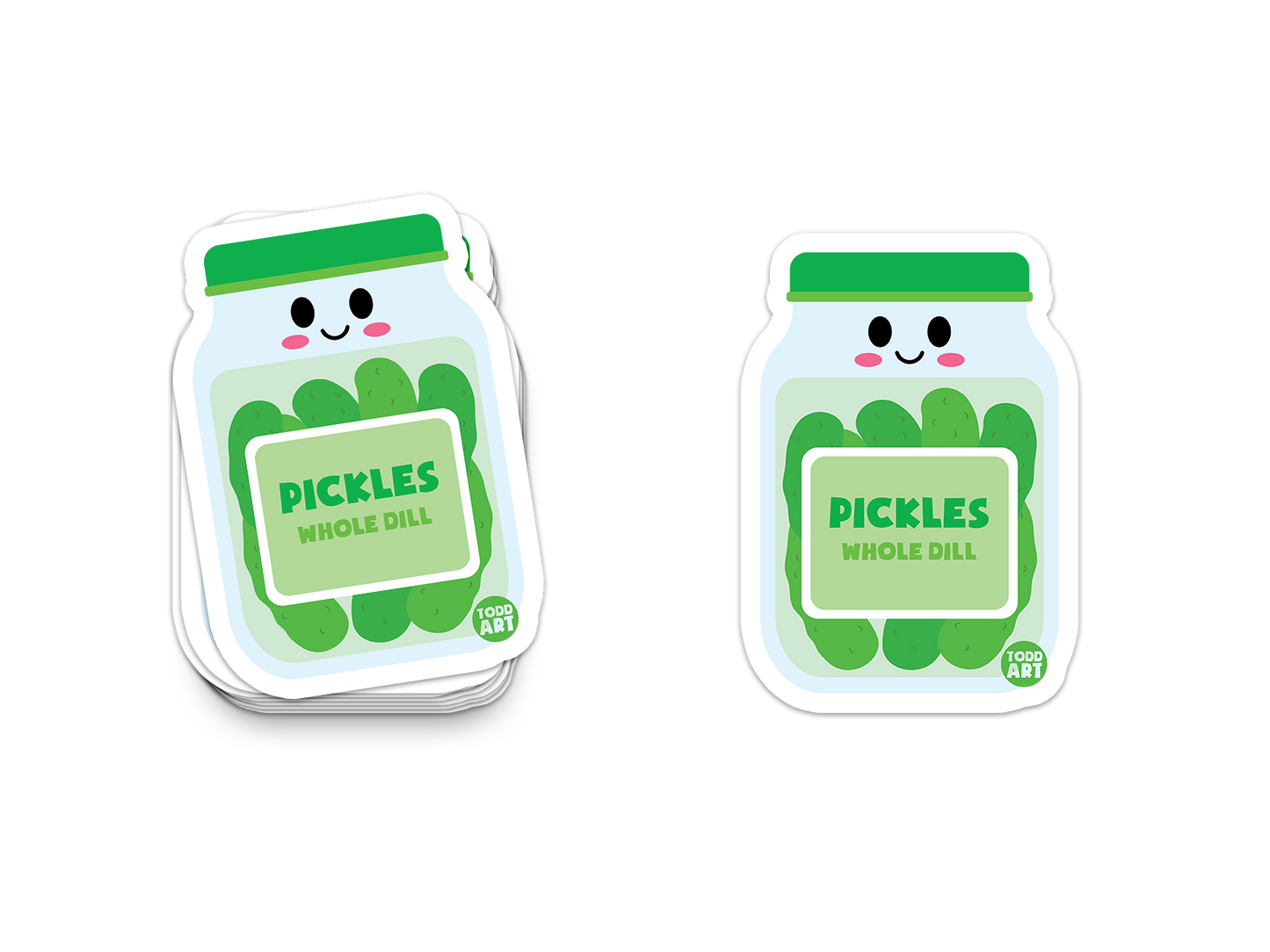 Pickle Jar Vinyl Sticker