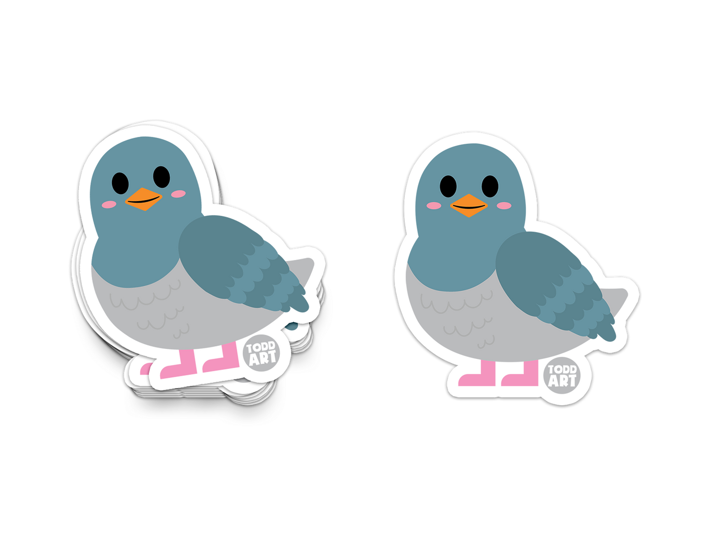 Pigeon Vinyl Sticker