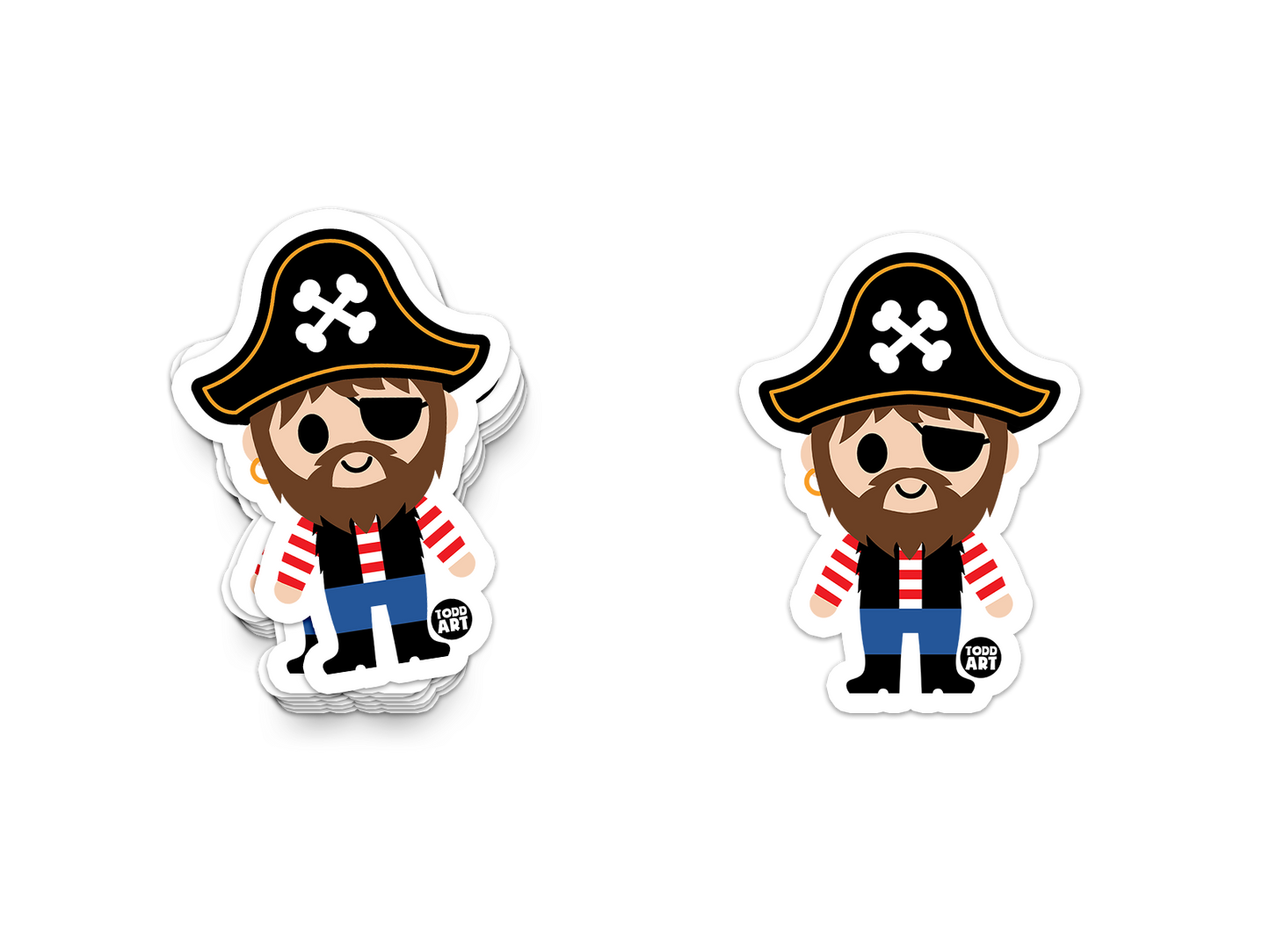 Pirate Vinyl Sticker