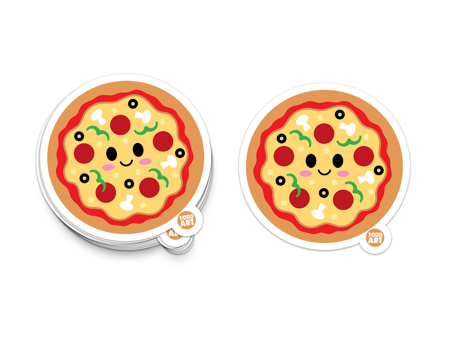 Pizza Pie Vinyl Sticker