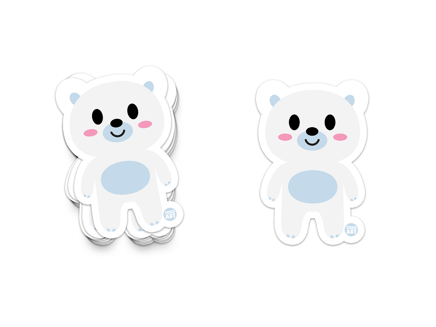 Polar Bear Vinyl Sticker