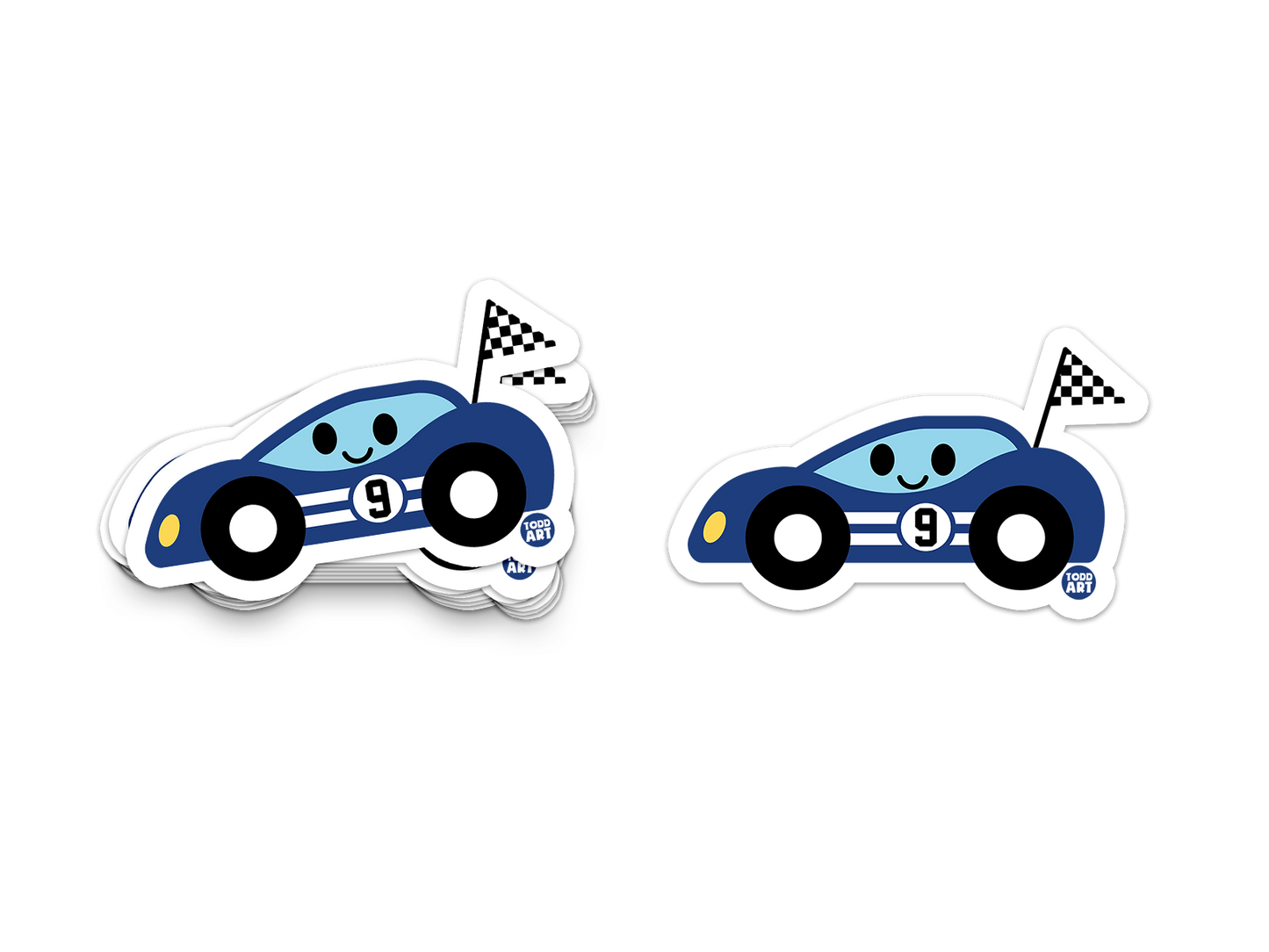 Race Car Sticker