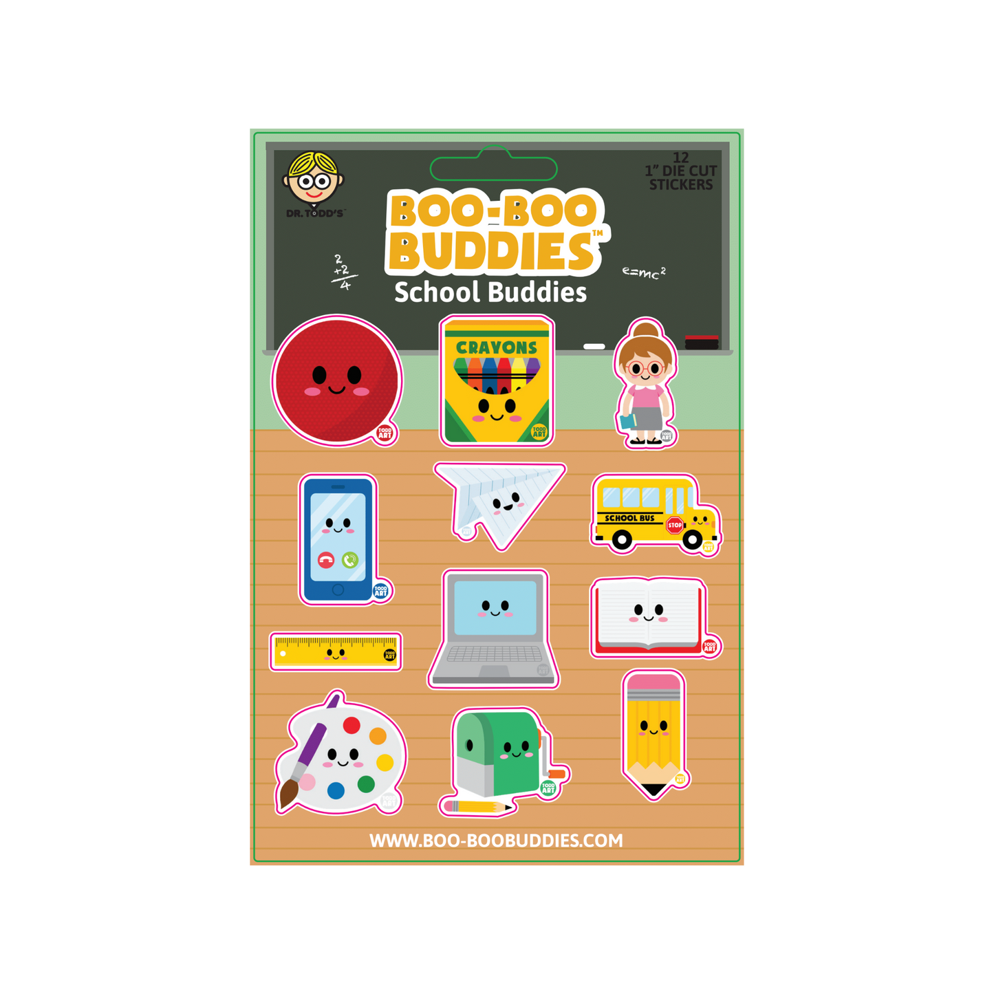 Boo Boo Buddies Vinyl Sticker Sheet – Cute & Fun Stickers for Any Surface!