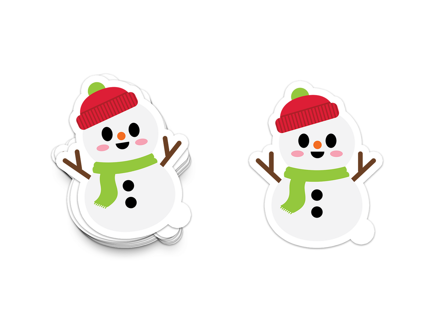 Snowman Sticker