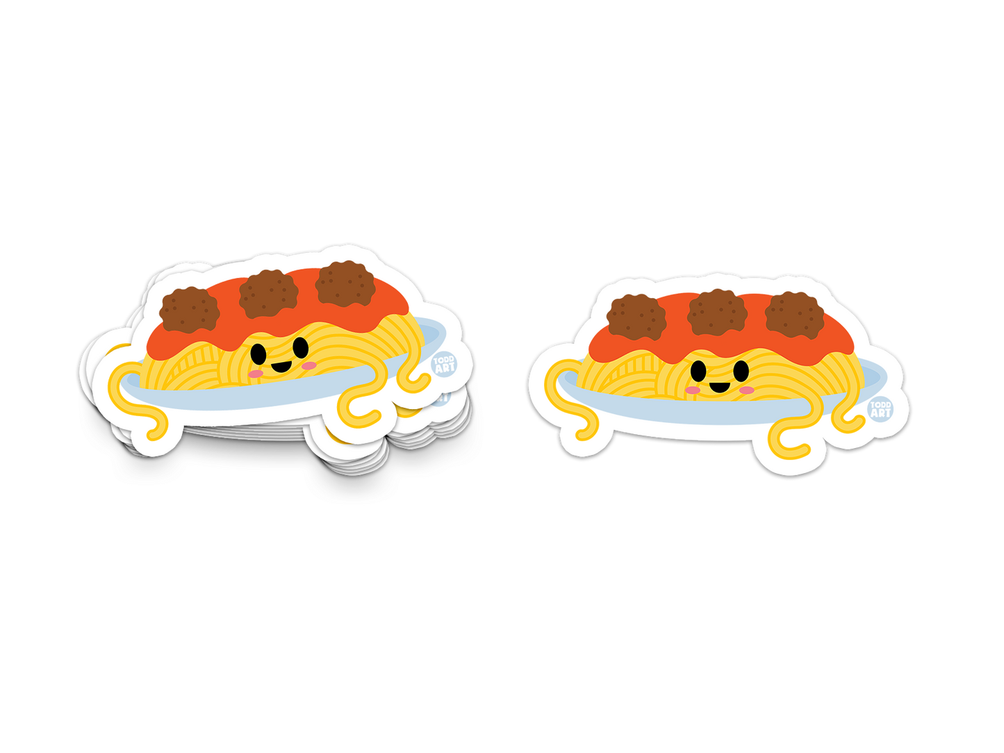 Spaghetti and Meatball Sticker