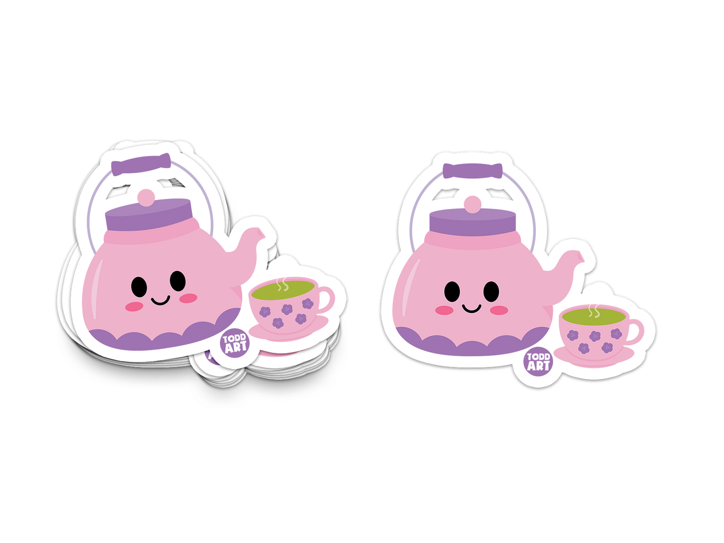 Tea Set Sticker