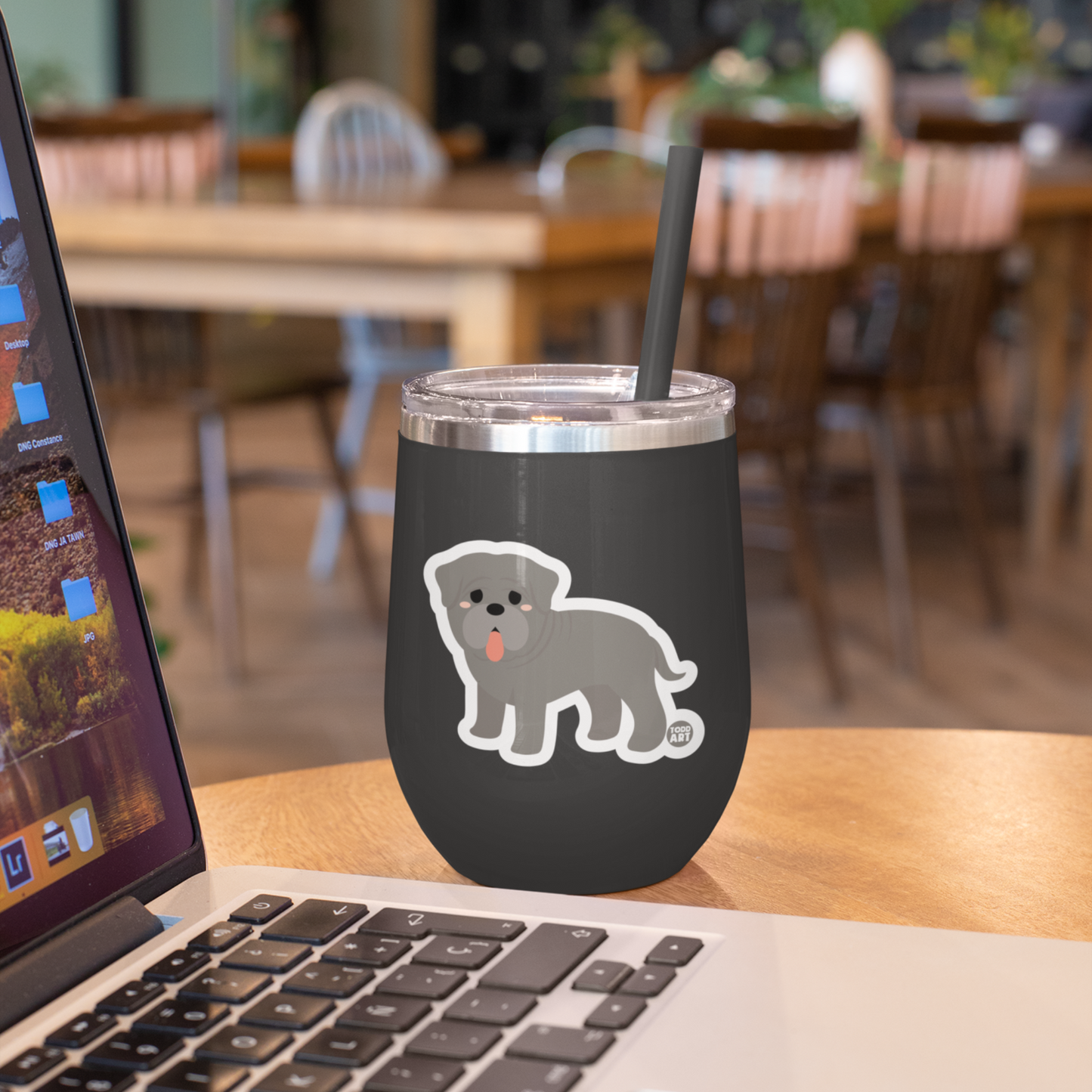 Boo Boo Buddies™ Mastiff Dog Sticker – Cute Kawaii Mastiff Vinyl Decal, Waterproof 3″ Die‑Cut