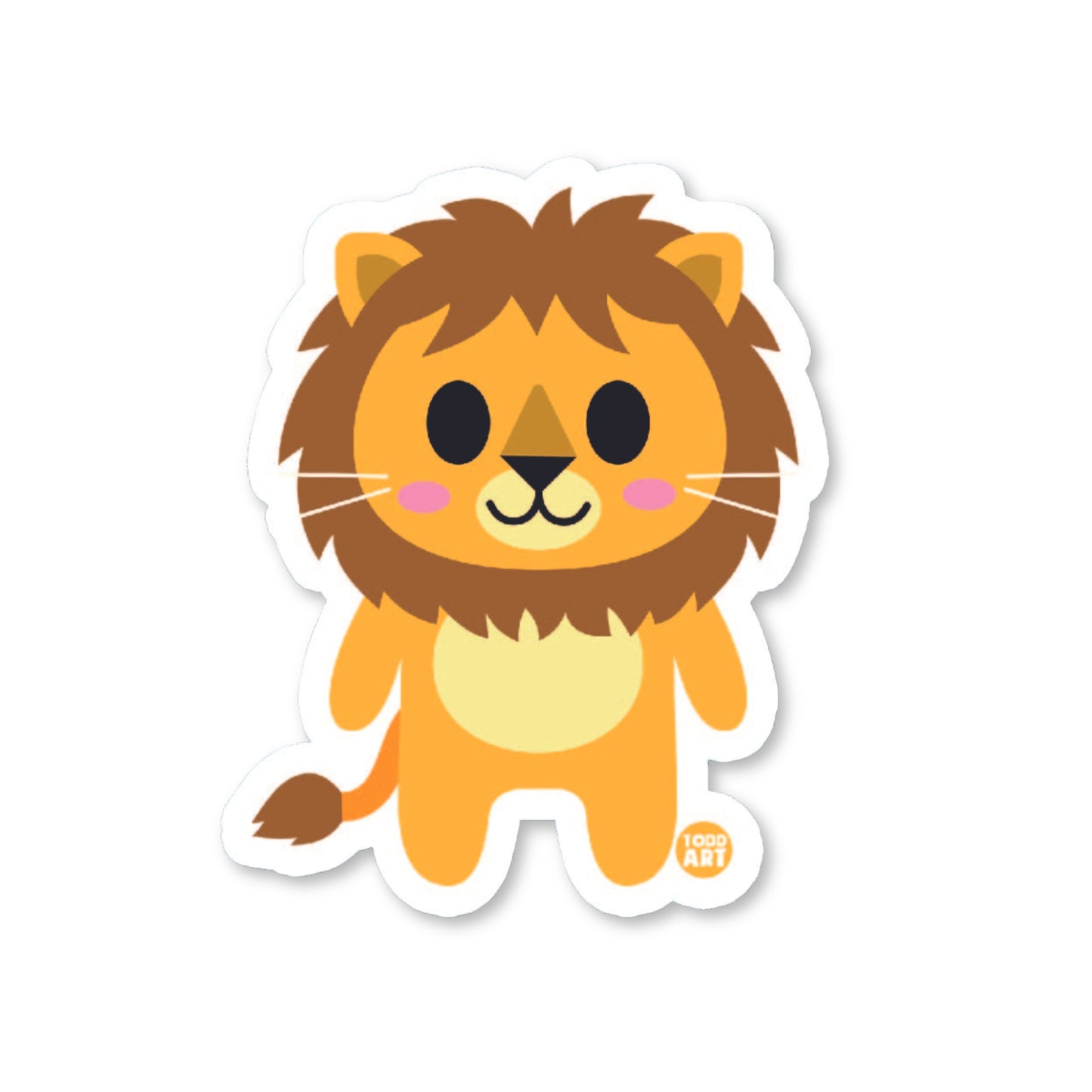 Lion Vinyl Sticker