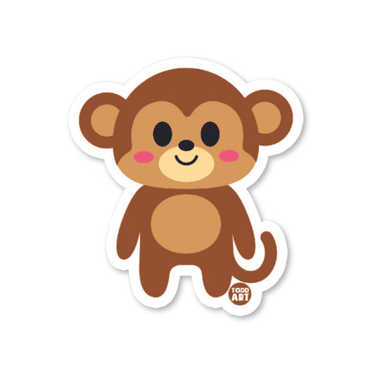 Monkey Vinyl Sticker