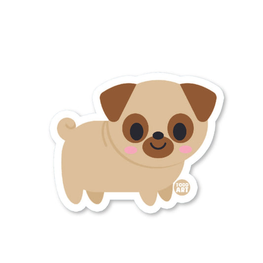 Pug Vinyl Sticker