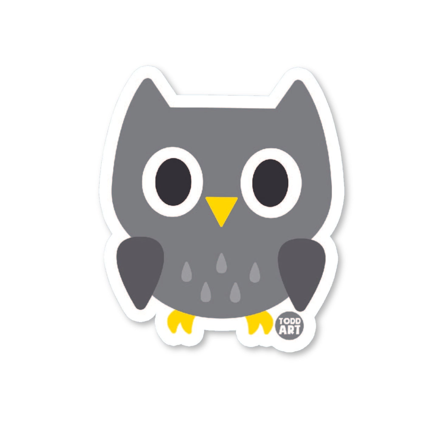 Owl Vinyl Sticker