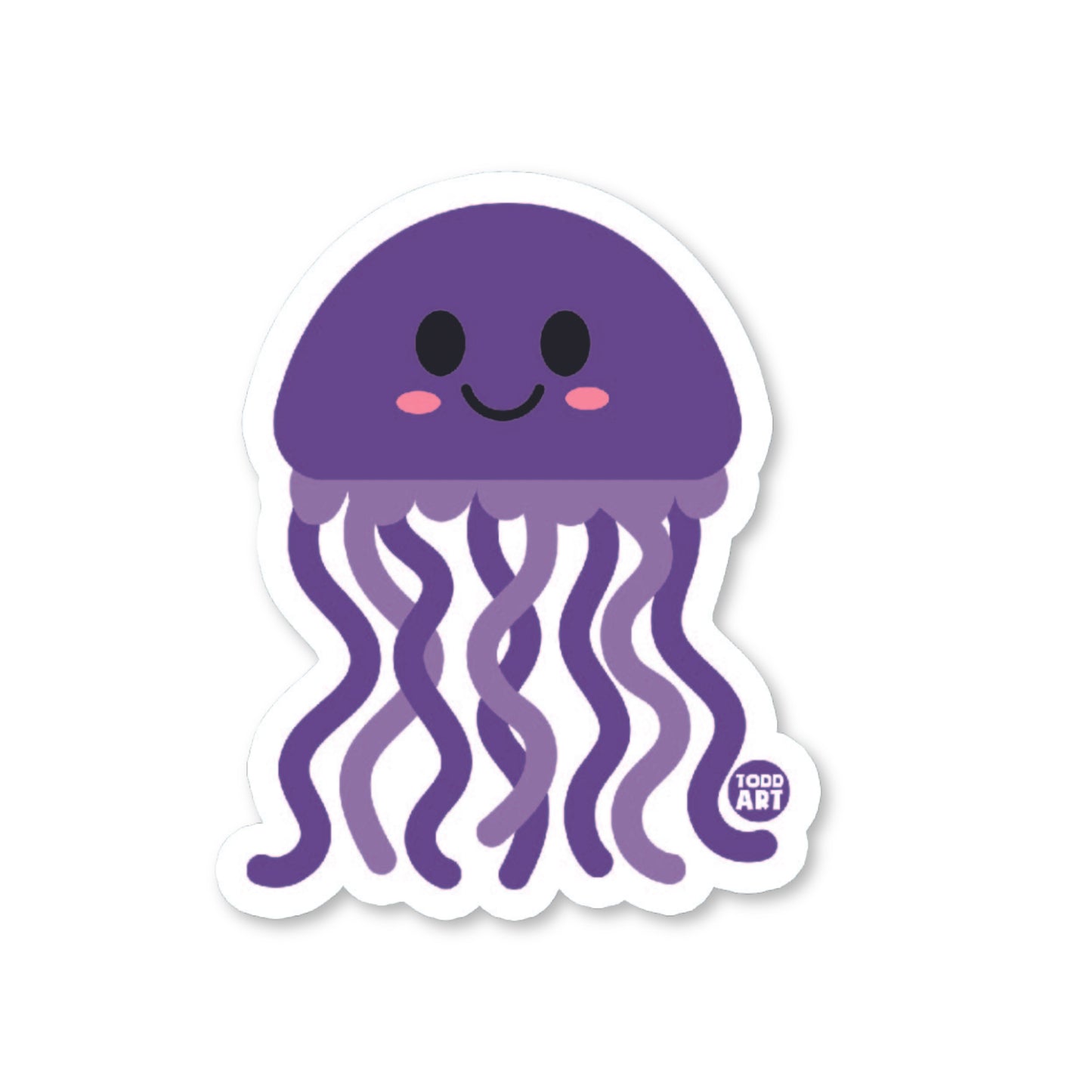 Jellyfish Vinyl Sticker