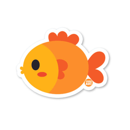 Goldfish Vinyl Sticker