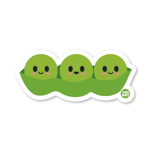 Pea Pod Vinyl Sticker