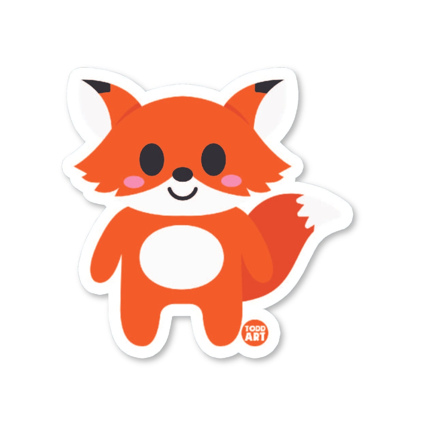 Fox Vinyl Sticker