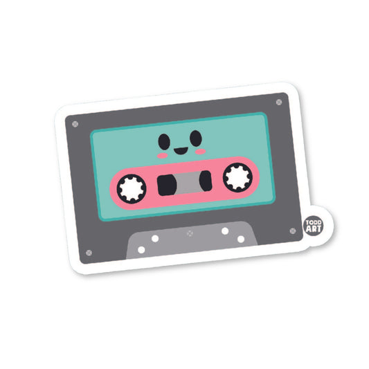 Cassette tape Vinyl Sticker