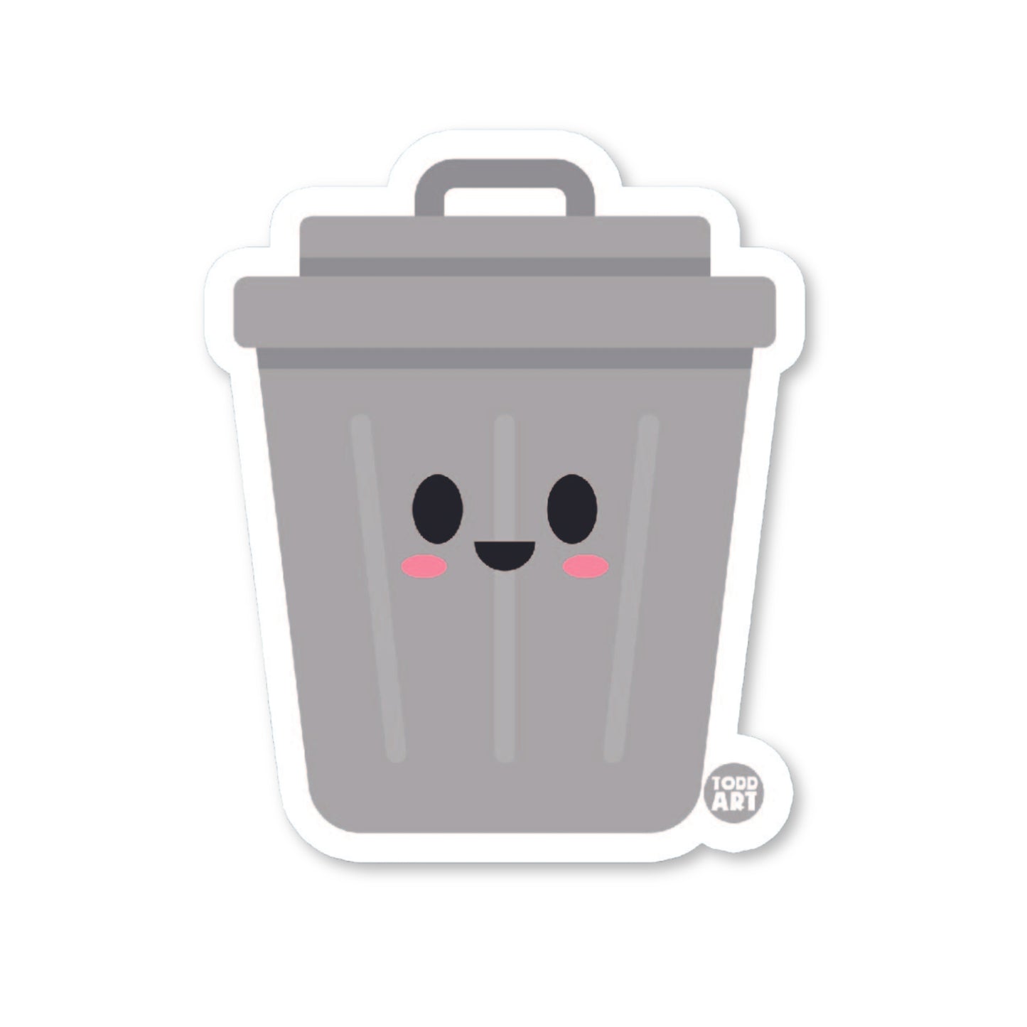 Trash Can Sticker