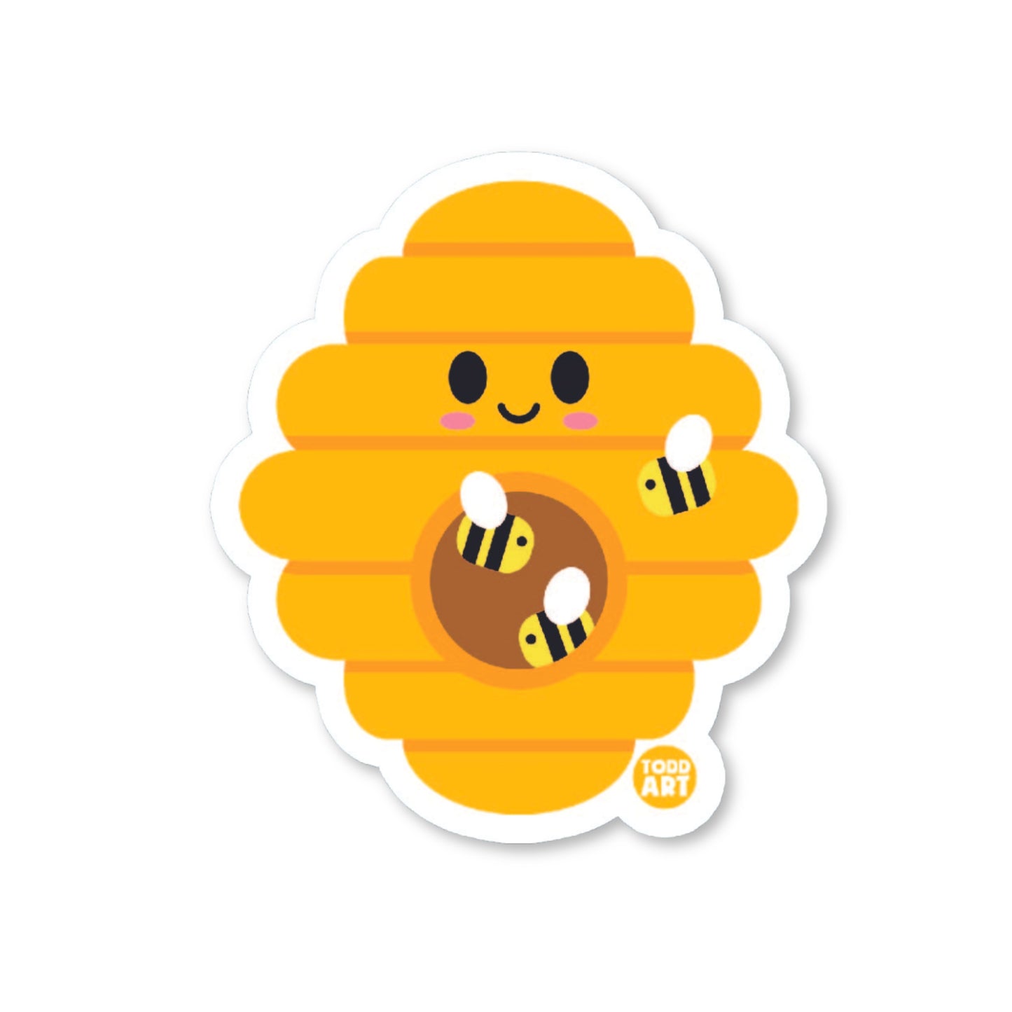 Beehive Vinyl Sticker