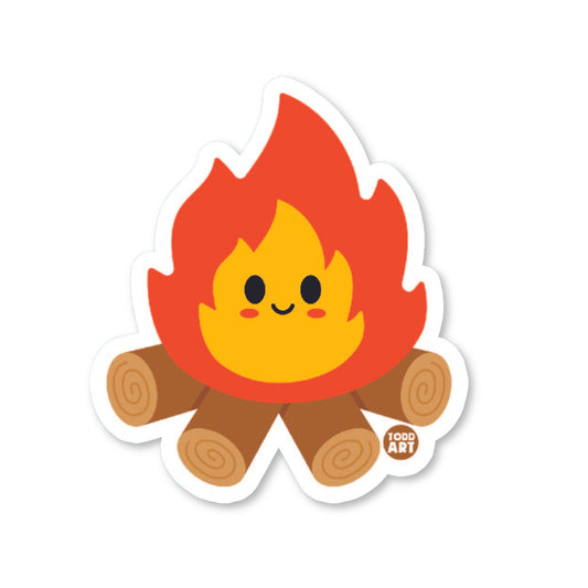 Camp Fire Vinyl Sticker