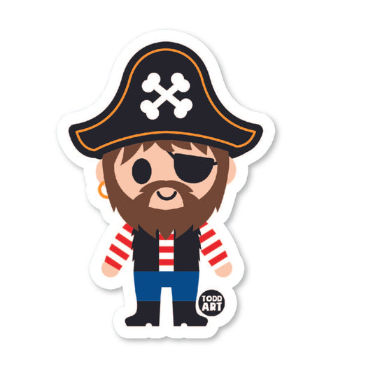 Pirate Vinyl Sticker