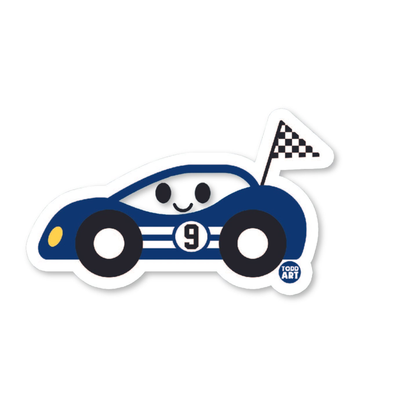 Race Car Sticker