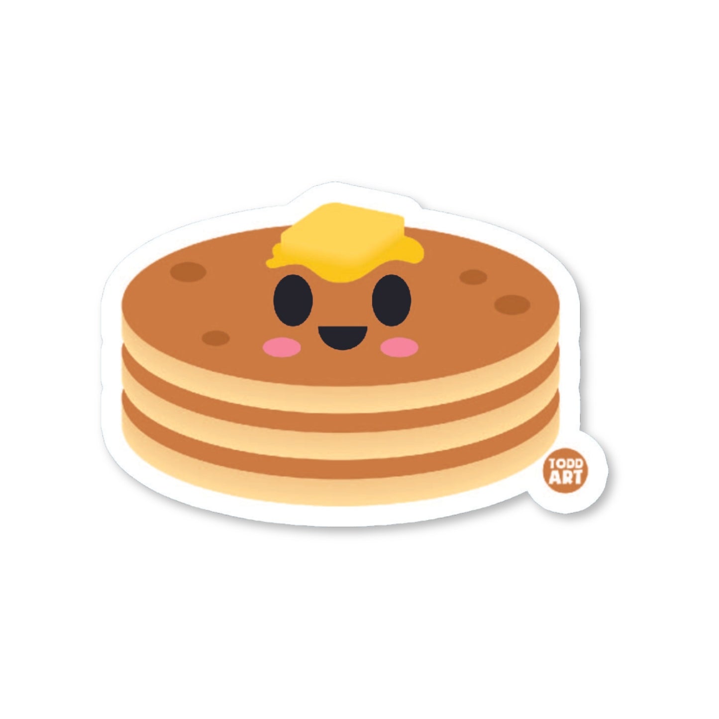 Pancakes Vinyl Sticker