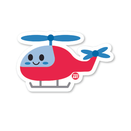 Helicopter Vinyl Sticker