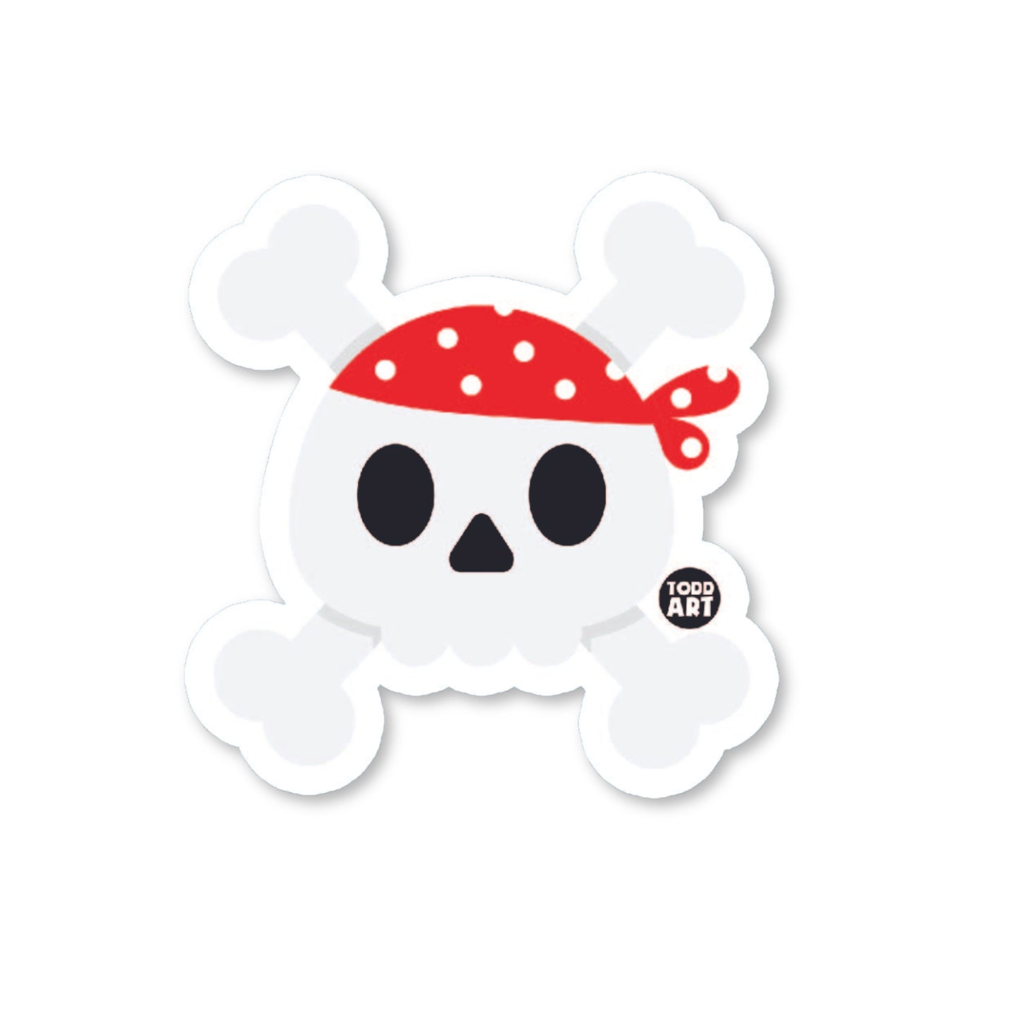 Skull and Crossbone Sticker