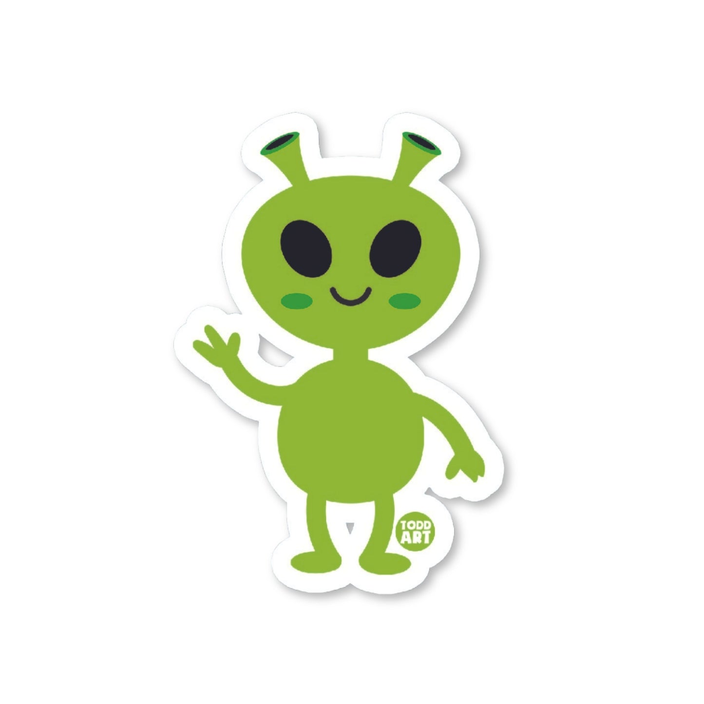 Alien Vinyl Sticker