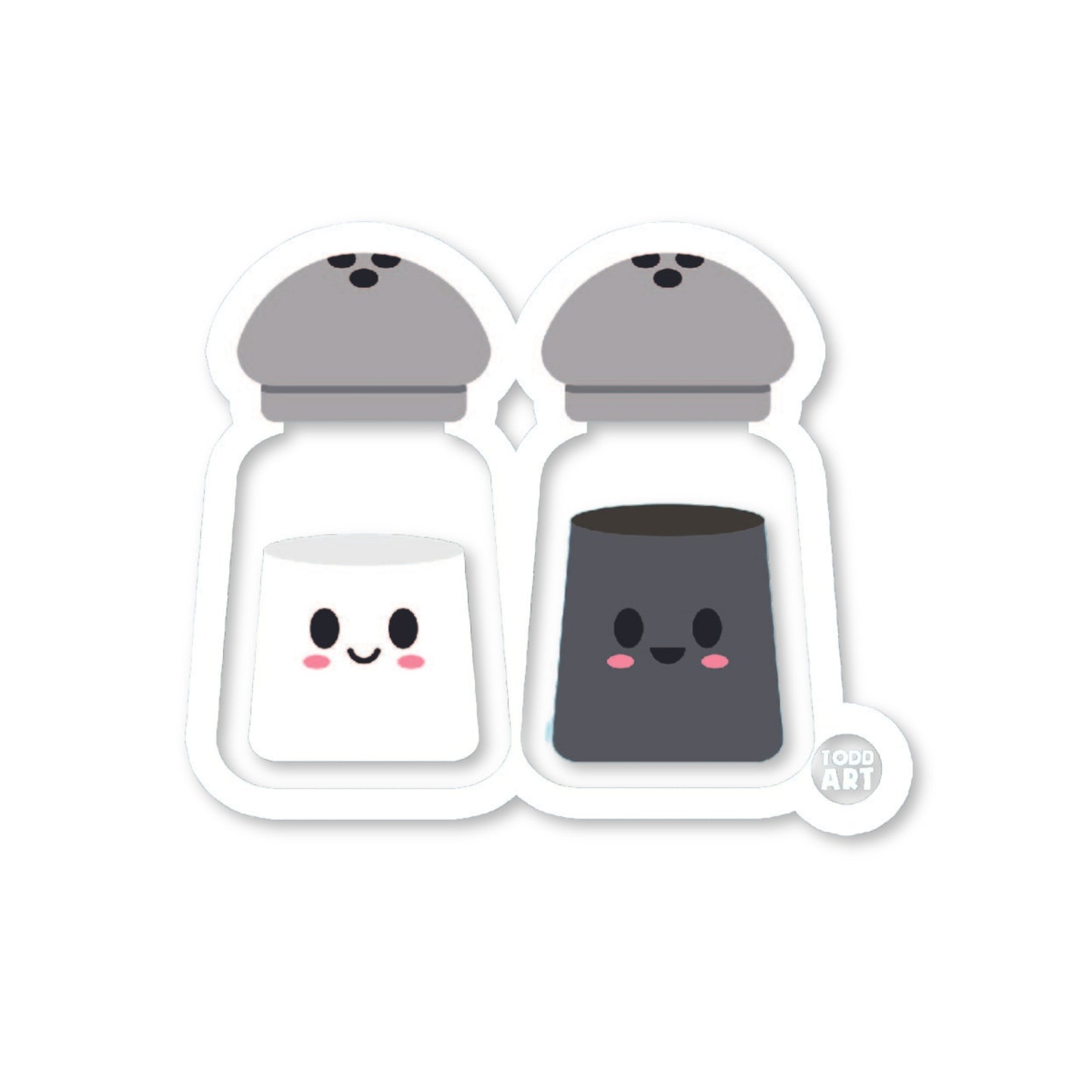 Salt and Pepper Sticker