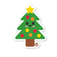 Xmas Tree Sticker - 3" Vinyl
