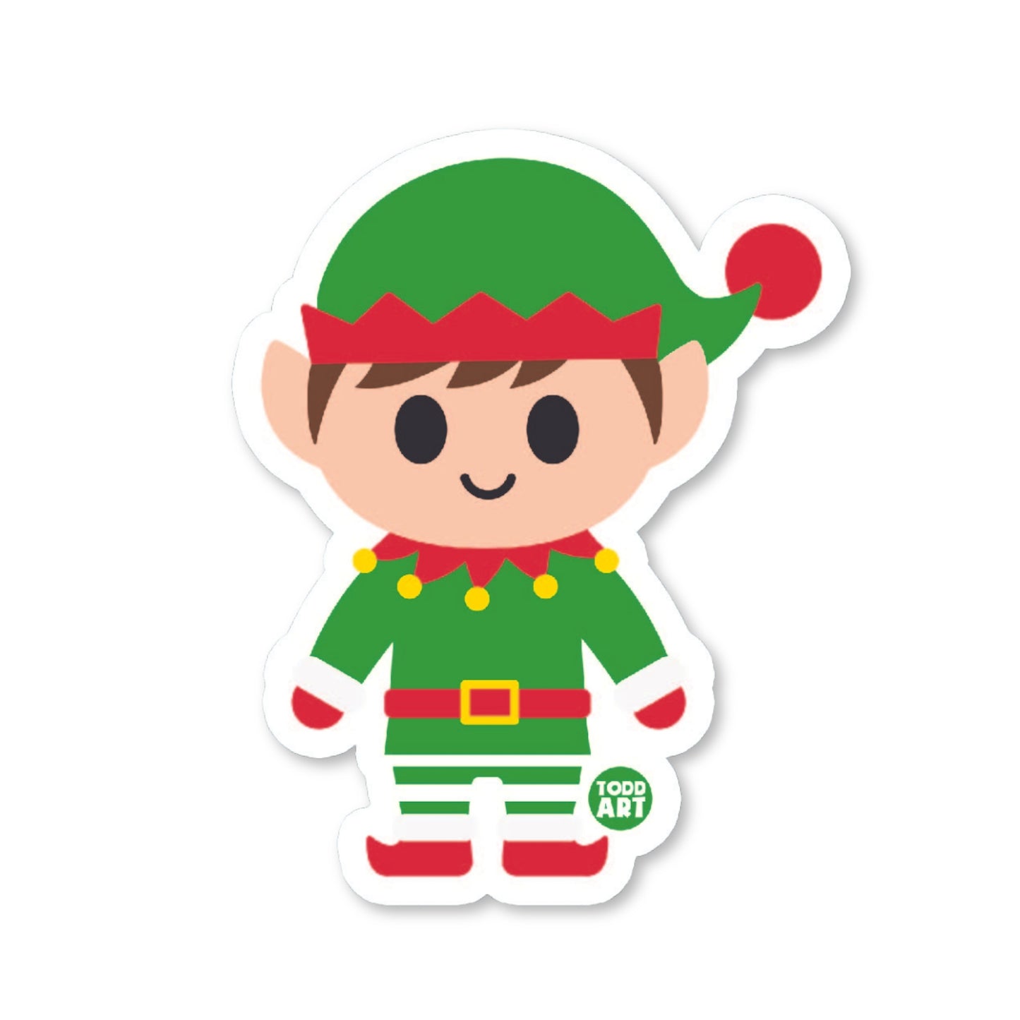 Elf Vinyl Sticker