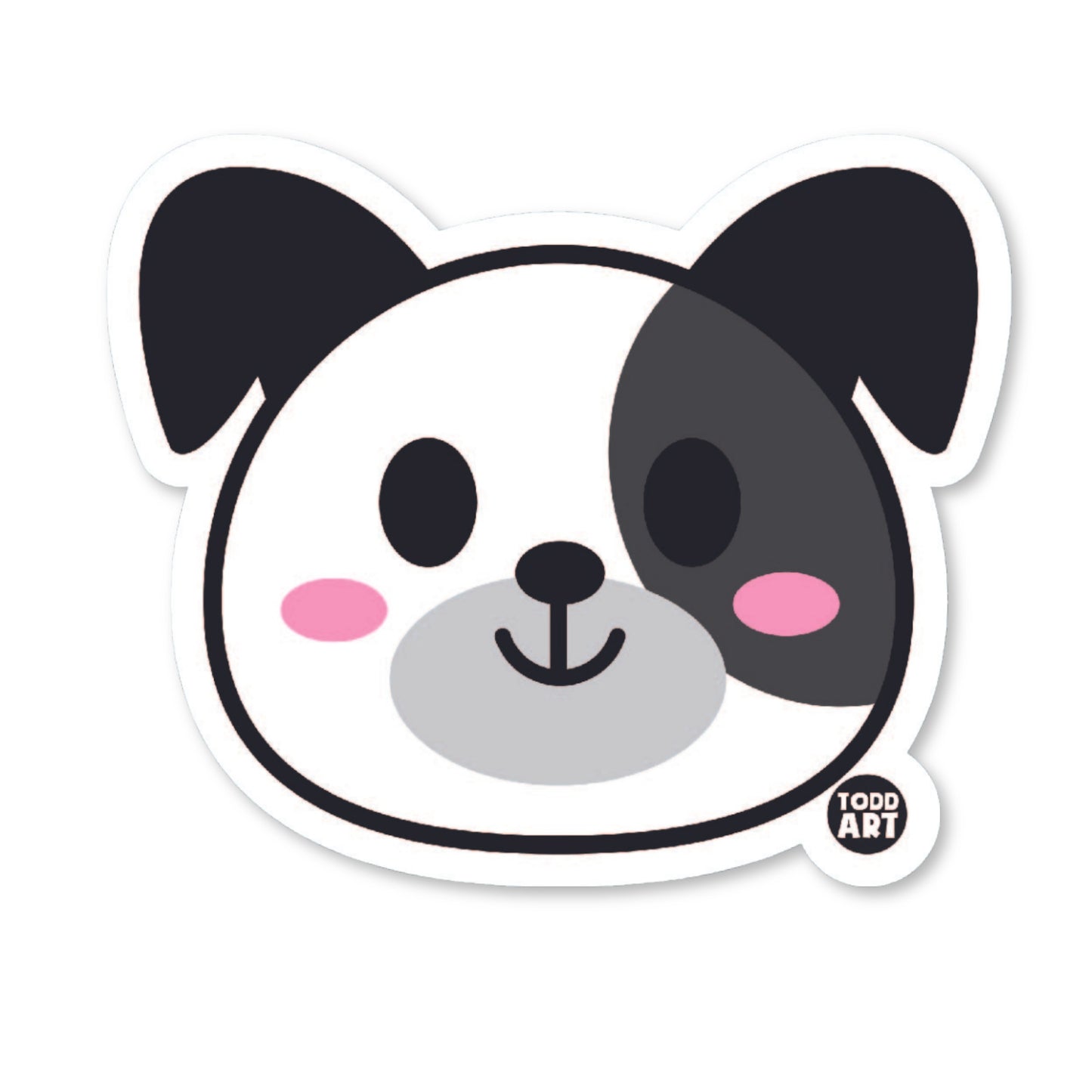 Dog Face Sticker