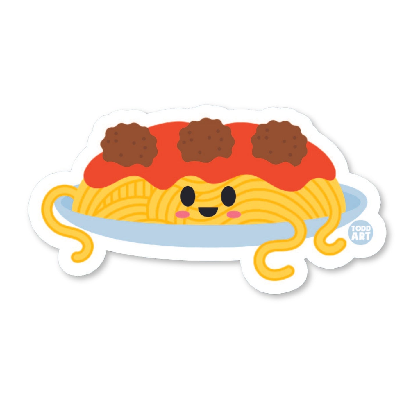 Spaghetti and Meatball Sticker