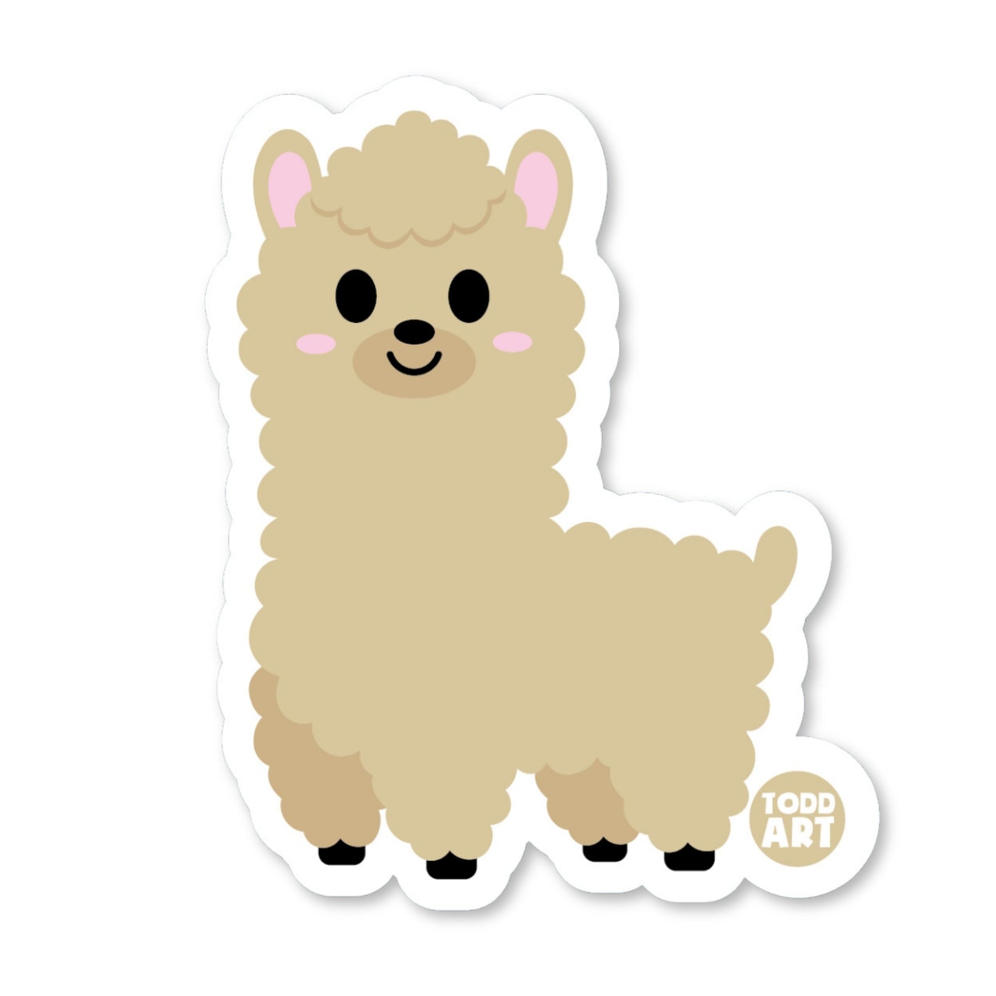 Alpaca Vinyl Sticker