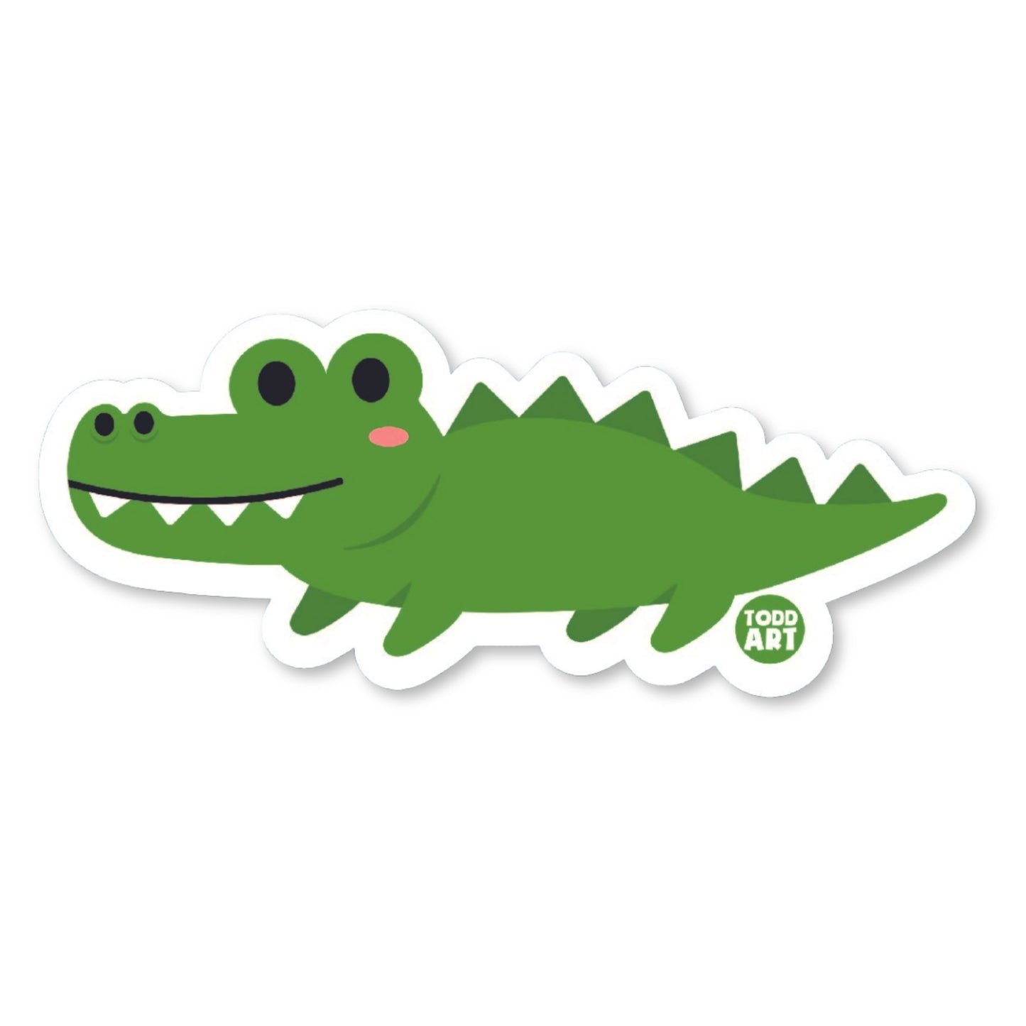 Alligator Vinyl Sticker