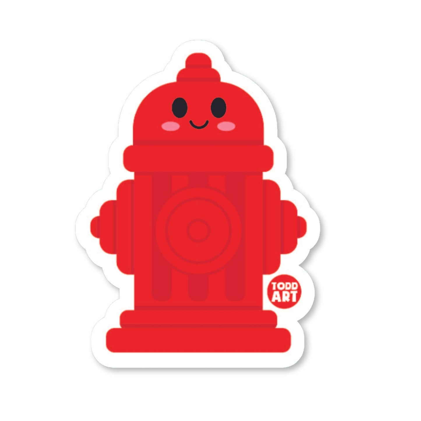 Fire Hydrant Vinyl Sticker