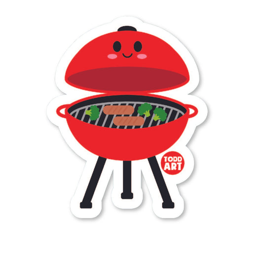 BBQ Grill Vinyl Sticker